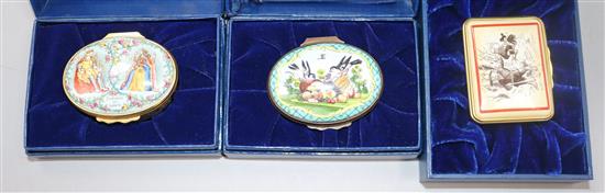 Ten Halcyon Days limited edition bonbonnieres;